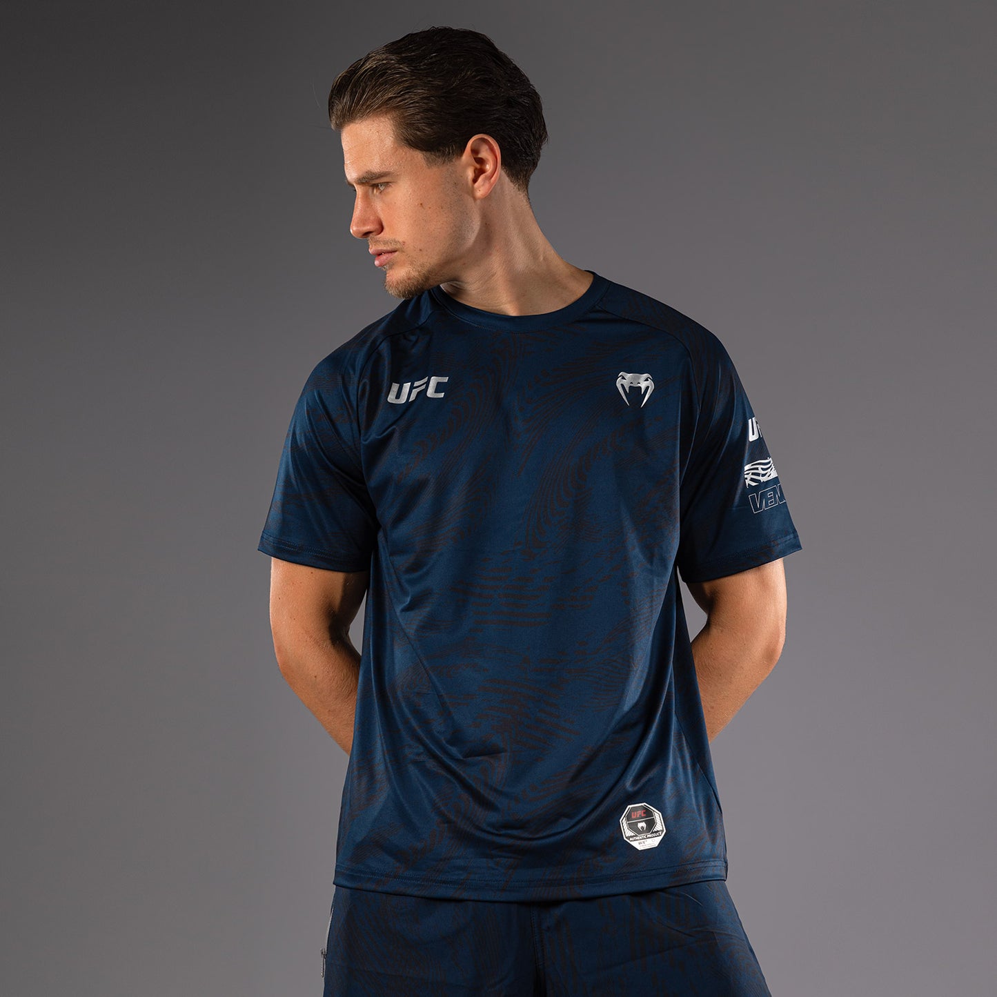 UFC Fusion by Venum Fight Week Dry-Tech T-shirt voor Heren - Oceaanblauw