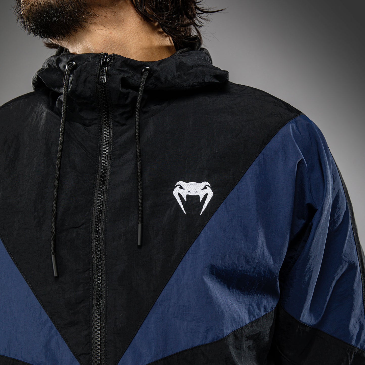 Venum Vectra Trainingsjack - Zwart/Blauw