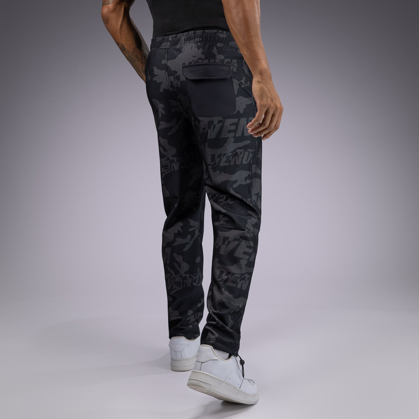 Venum Trooper Heren Joggingbroek - Zwart/Antraciet