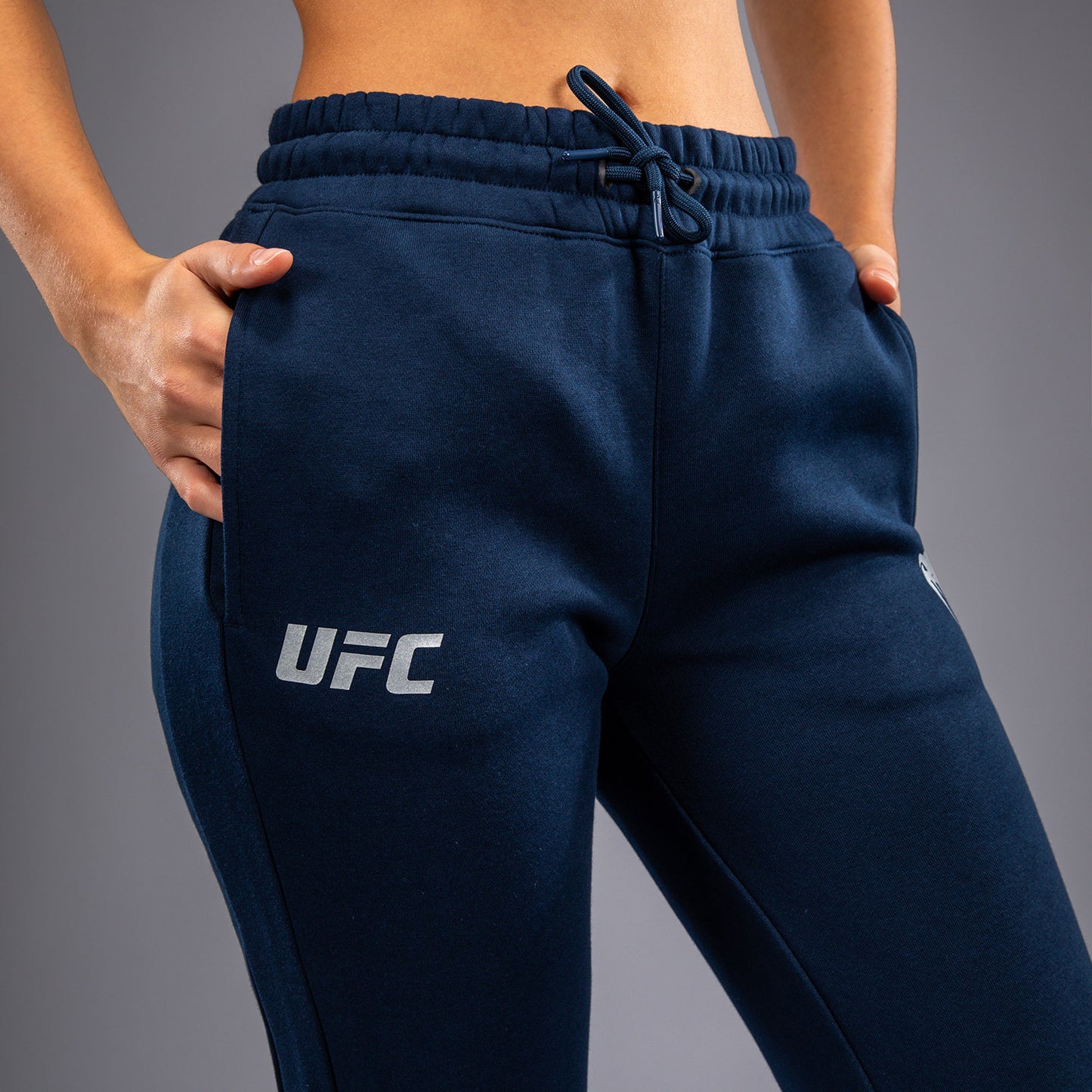 UFC Fusion by Venum Fight Week Katoenen Broek voor Dames - Solid Oceaanblauw