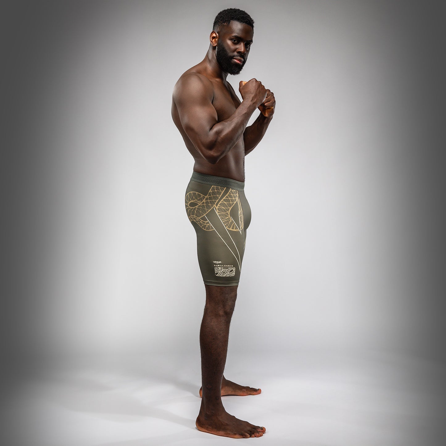 Venum Serpenti Vale Tudo Shorts – Khaki/Bronze/Ivoor