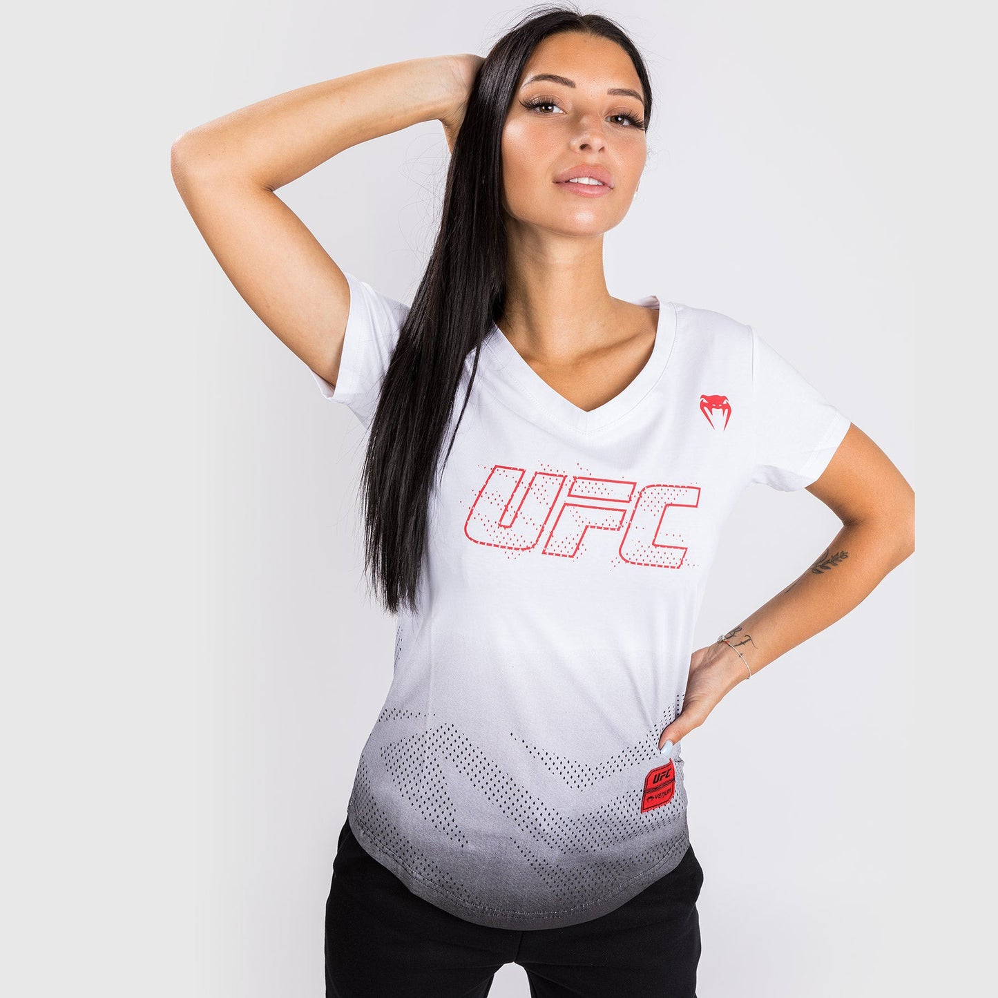 UFC Venum Authentic Fight Week T-shirt met korte mouwen voor dames - Wit