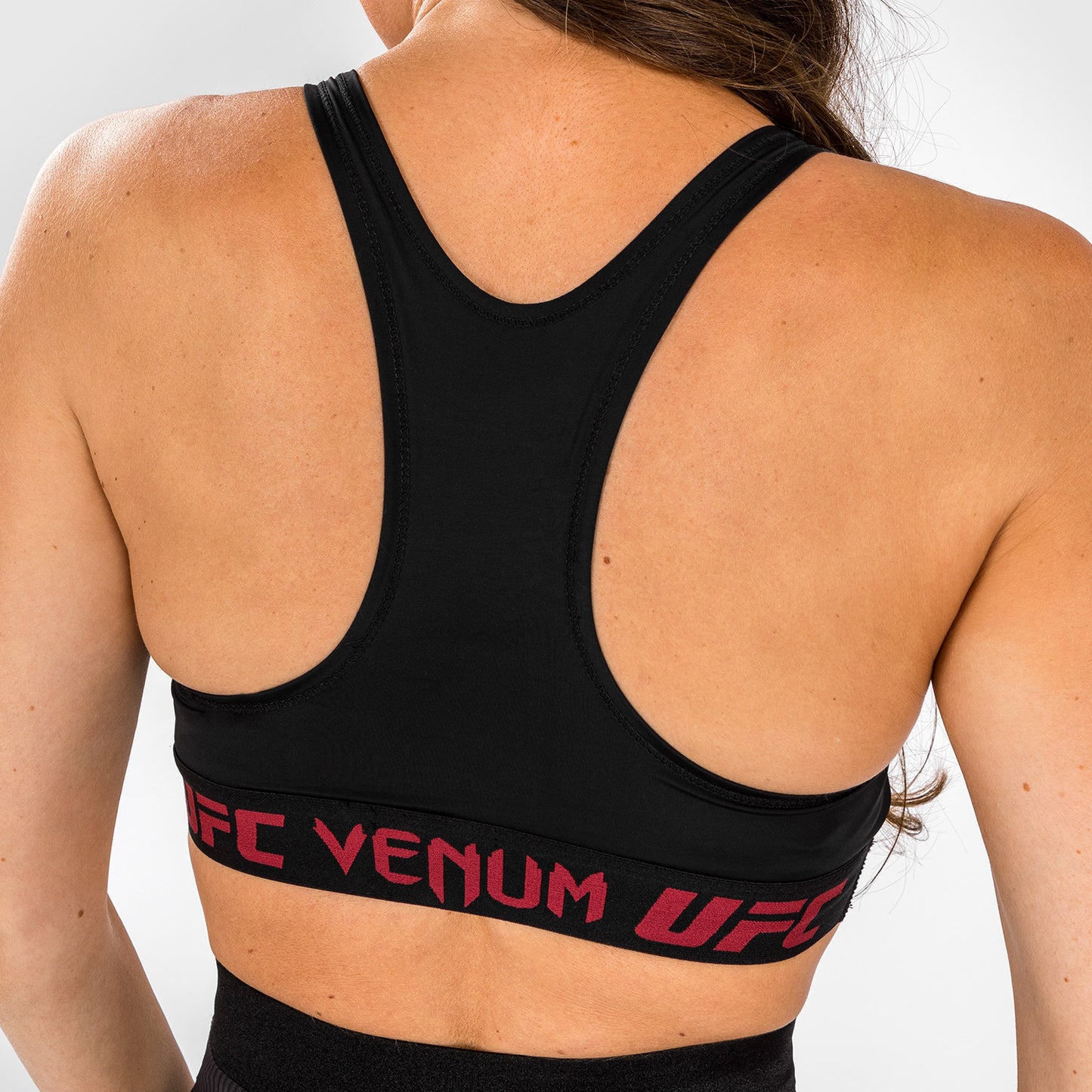 UFC Venum Authentic Fight Week 2.0 Dames Sportbeha – Zwart/Rood