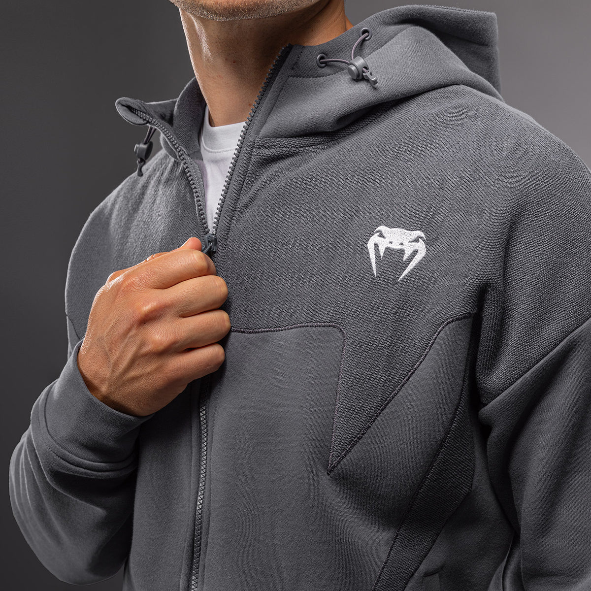 Venum Attack Fleece & Weave Trainingsjack - Grijs