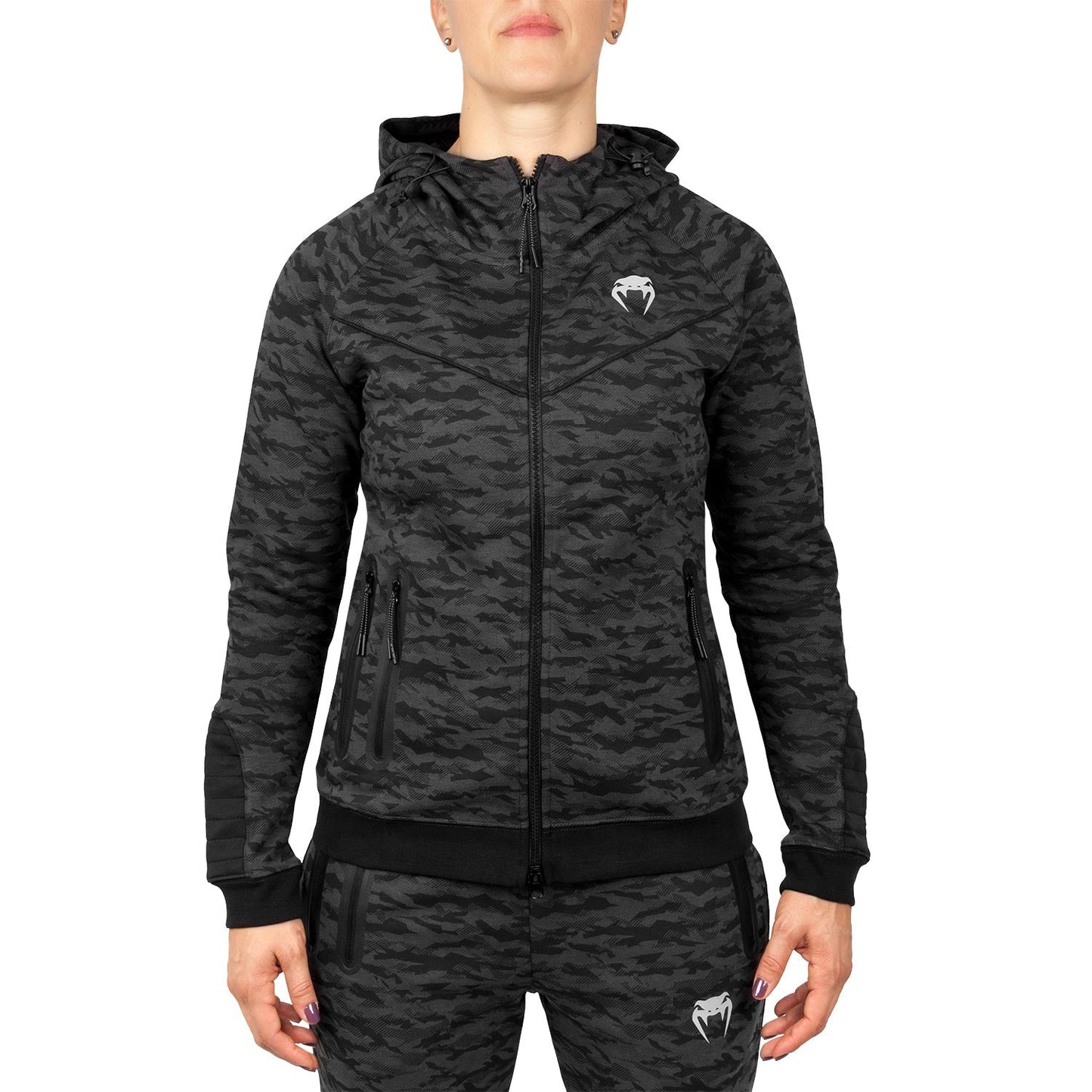 Venum Laser Hoodie - Voor dames - Donker Camo - Exclusief