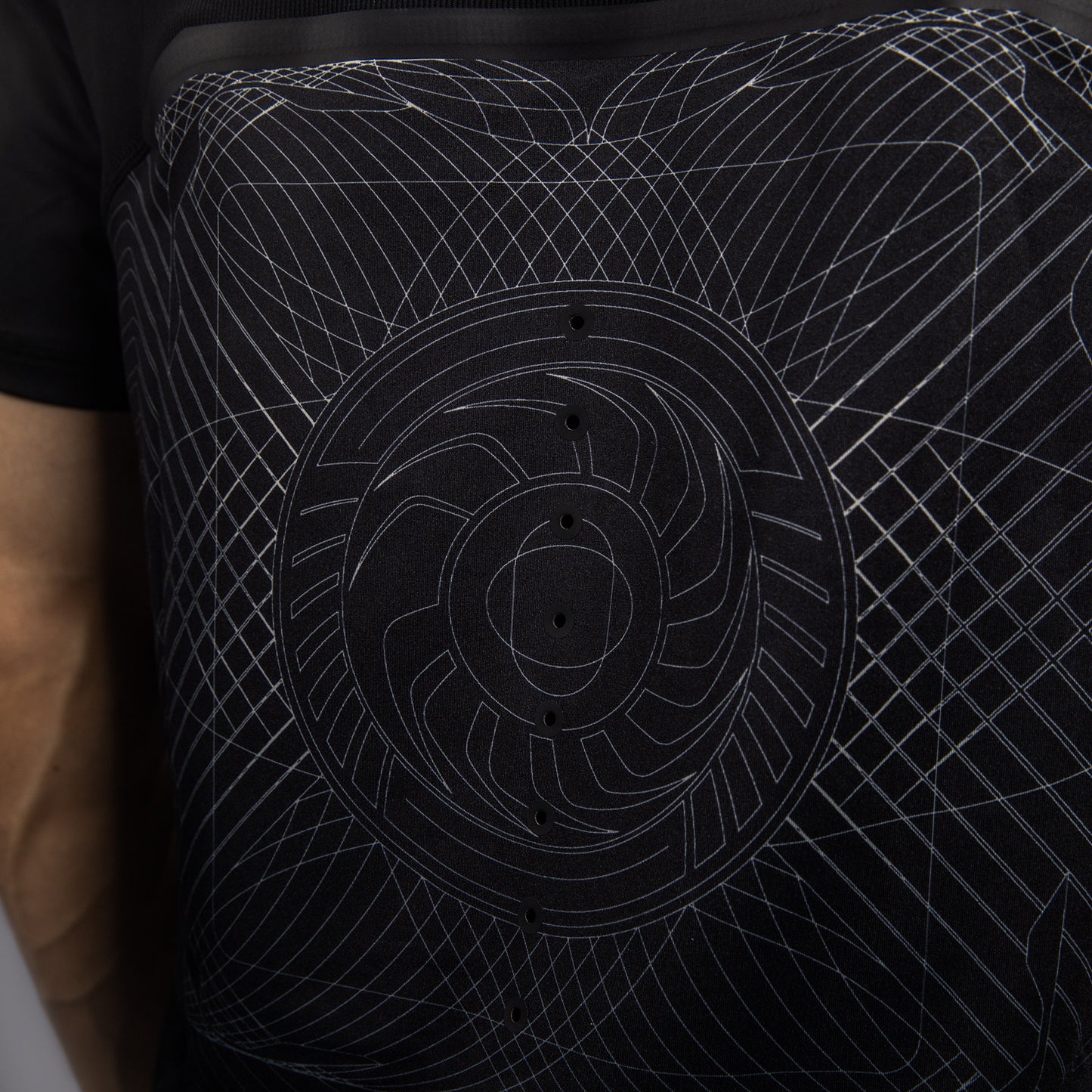 Venum G-Fit Air T-Shirt Heren Dry-Tech - Diepzwart / Woestijnzand
