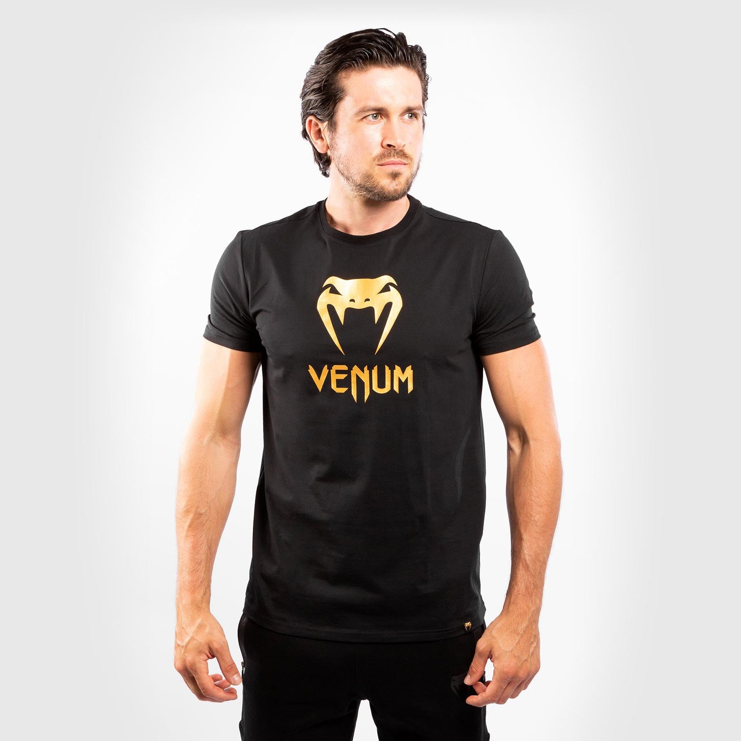 Venum Classic T-shirt - Zwart/Goud