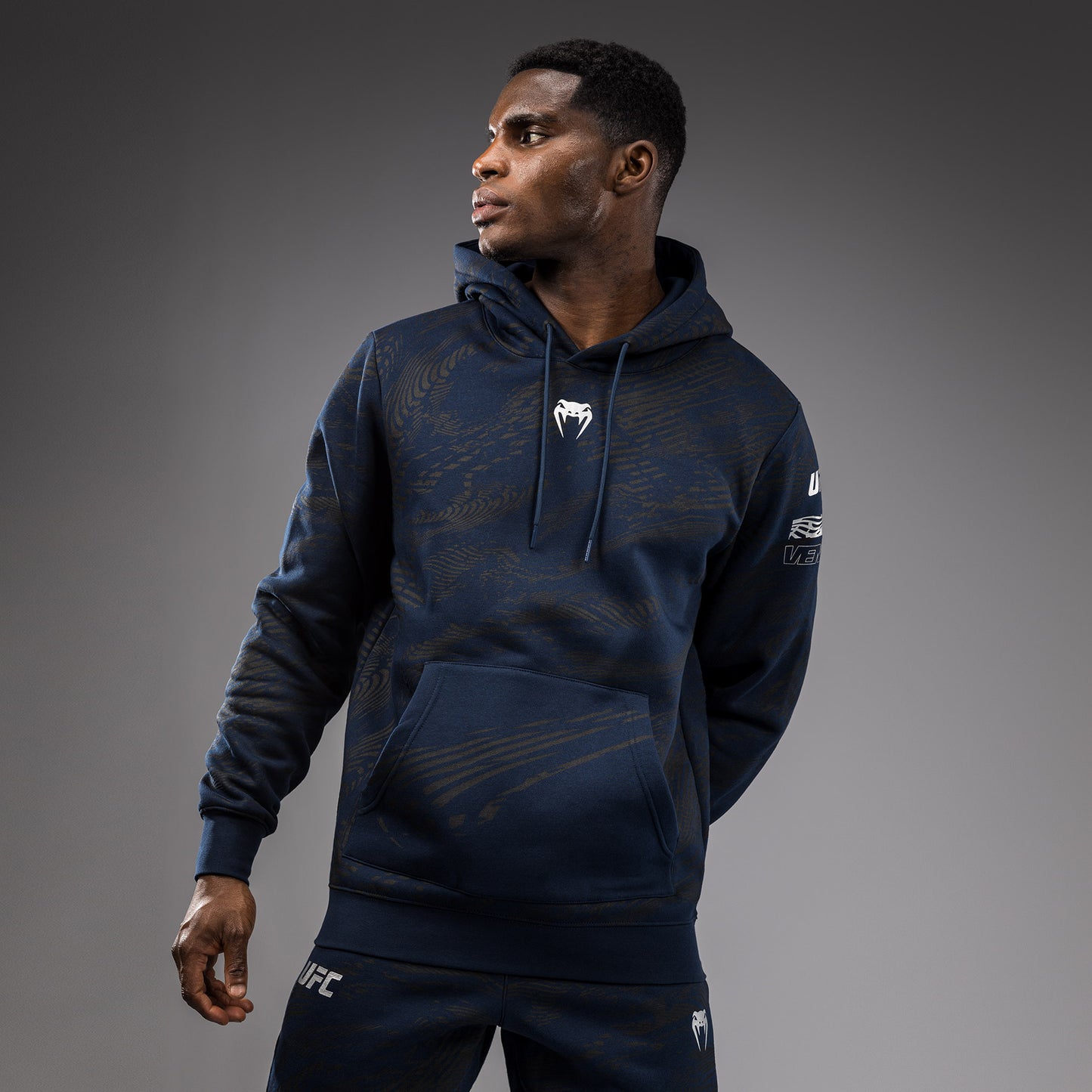 UFC Fusion by Venum Fight Week Hoodie voor Heren - Oceaanblauw