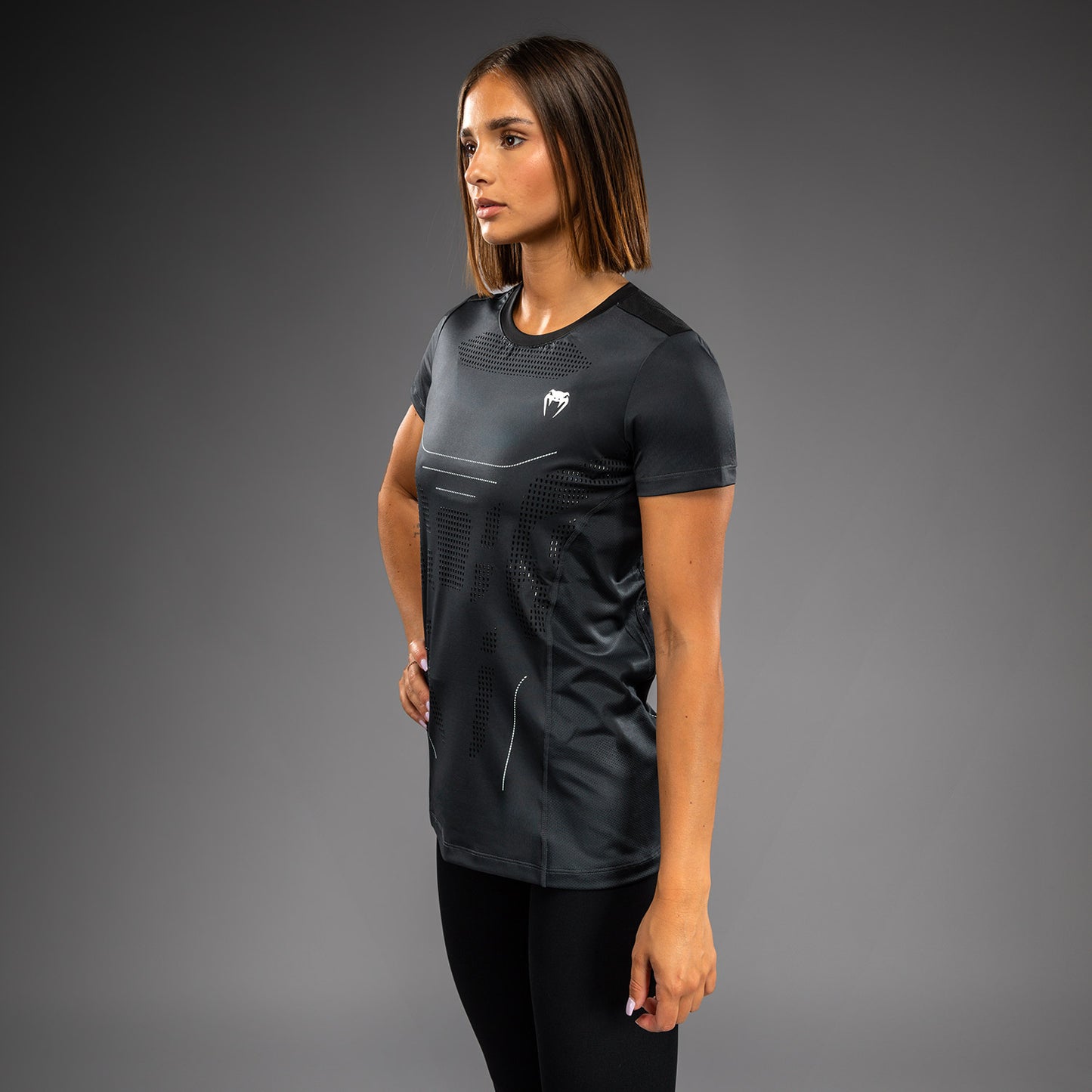 Venum Technical 3.0 Dames Dry Tech T-Shirt - Storm Grey