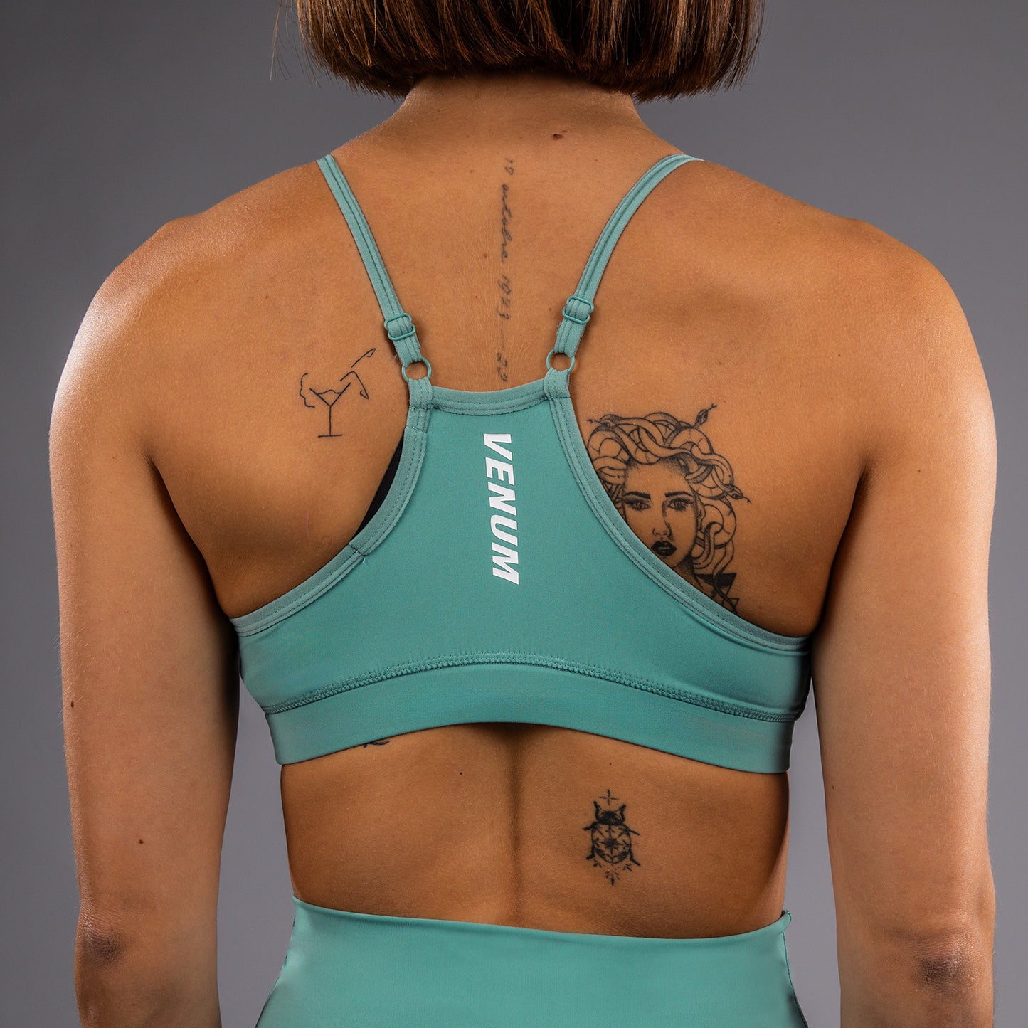 Venum Essential Dames Low Impact Sports Bra - Aqua Groen
