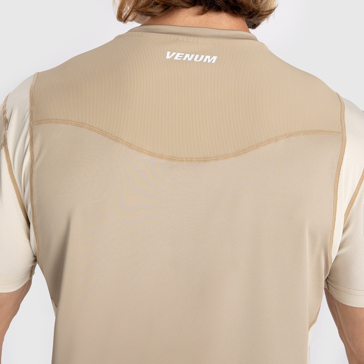 Venum Tempest Heren Dry-Tech T-Shirt - Beige/Zand