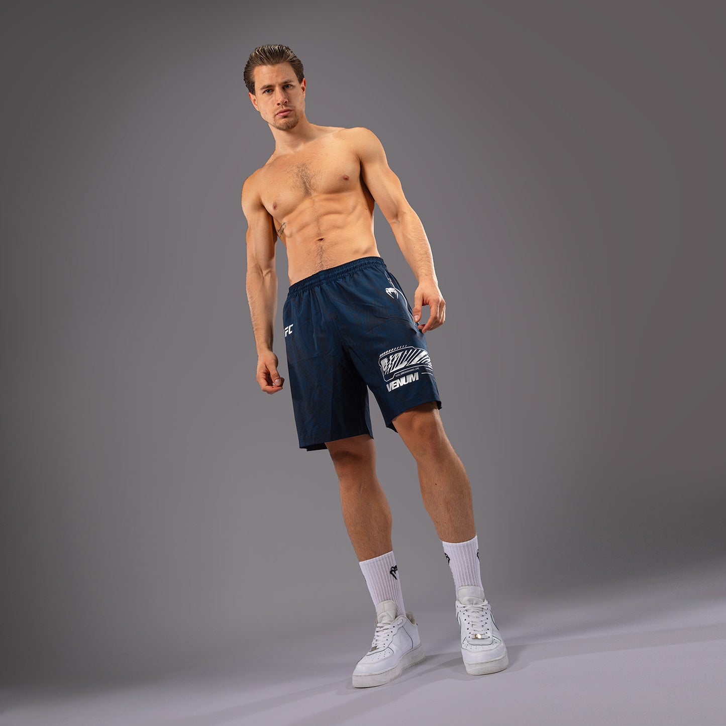 UFC Fusion by Venum Fight Week Performance Shorts voor Heren - Oceaanblauw