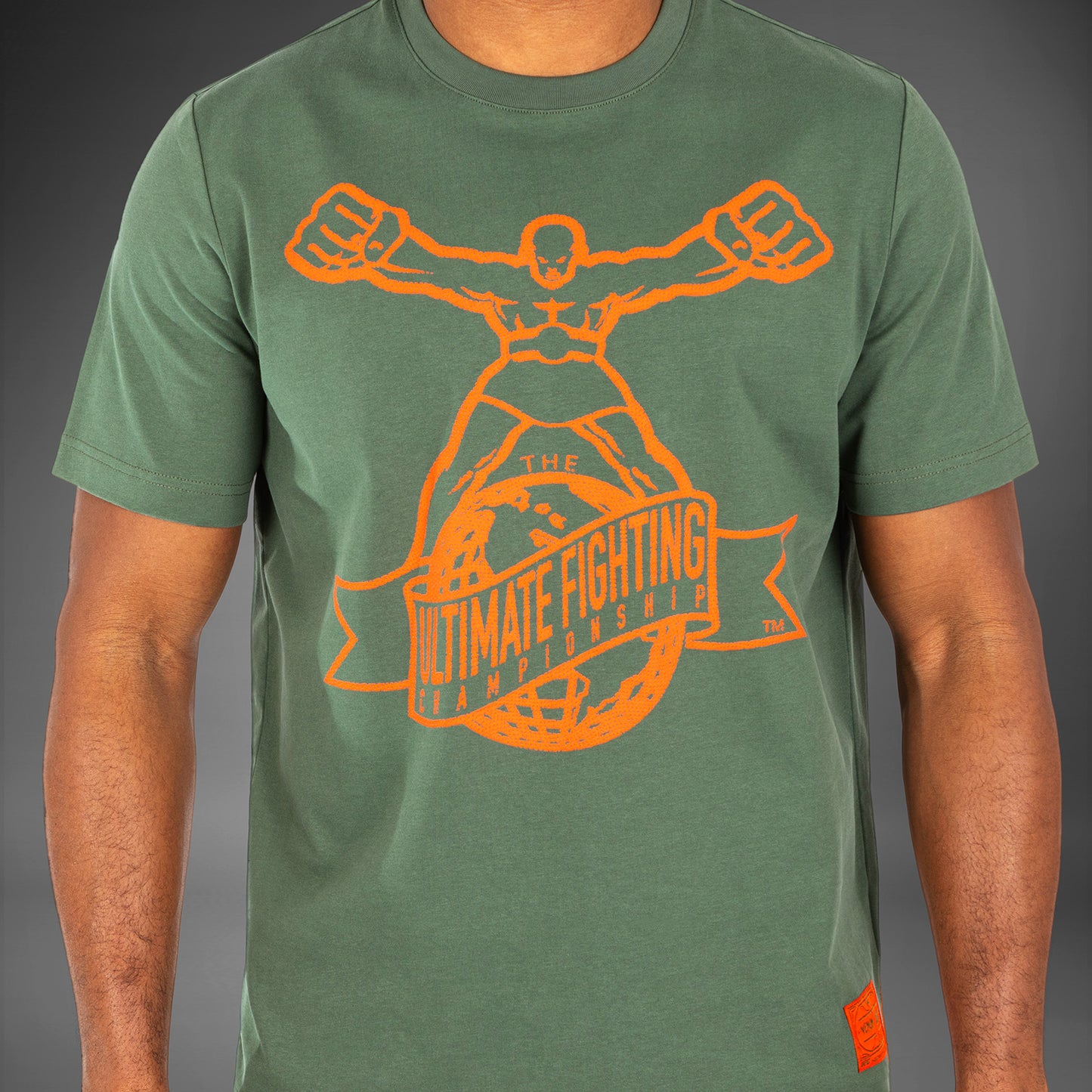 UFC by Venum Ulti-Man T-shirt - Khaki/Oranje