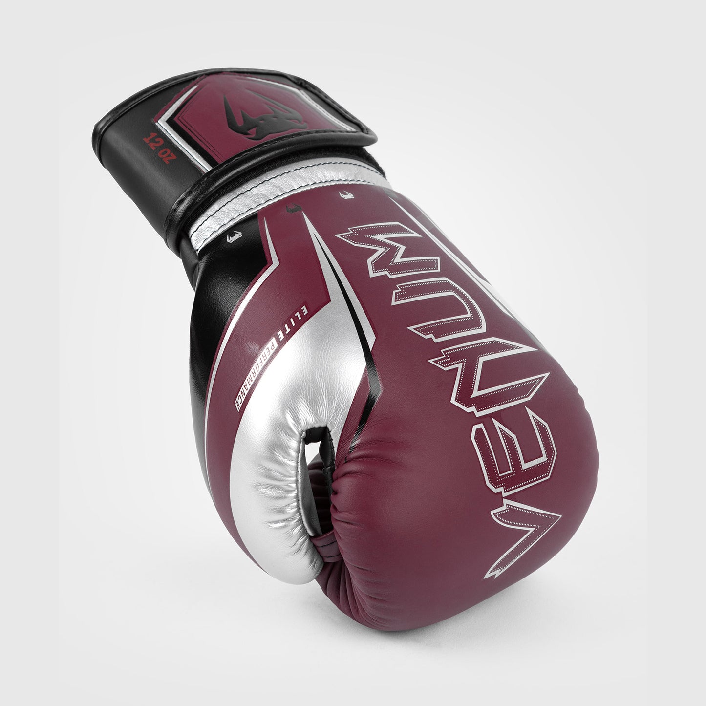 Venum Elite Evo Bokshandschoenen - Bourgondië/Zilver