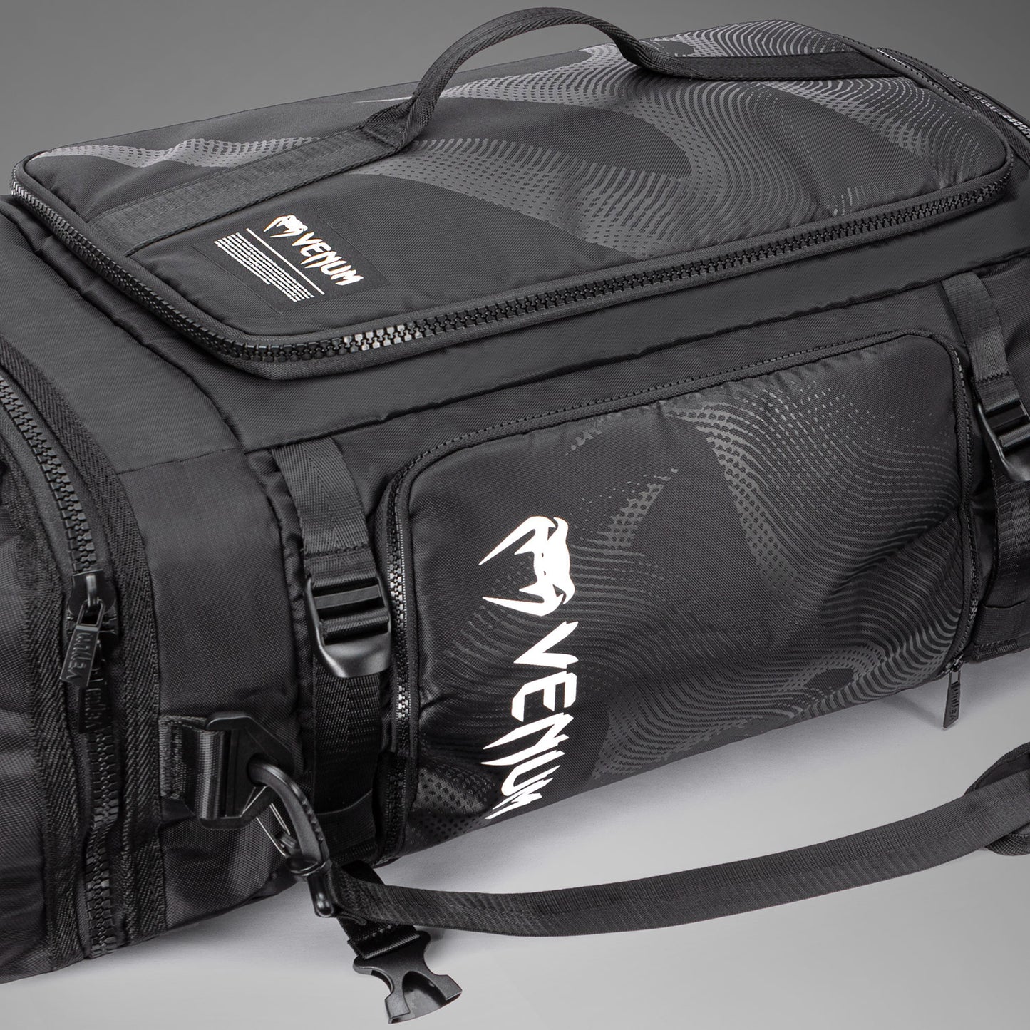 Venum Shockwave-sporttas (60L) - Zwart