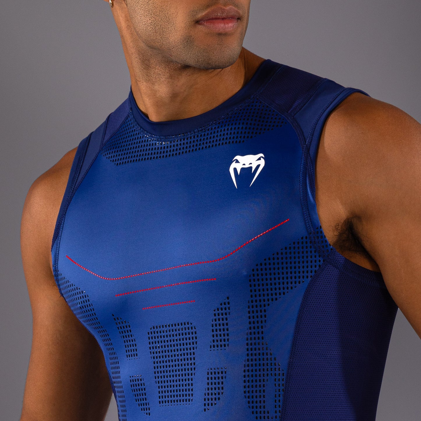 Venum Technical 3.0 Mouwloos Rashguard - Nachtblauw