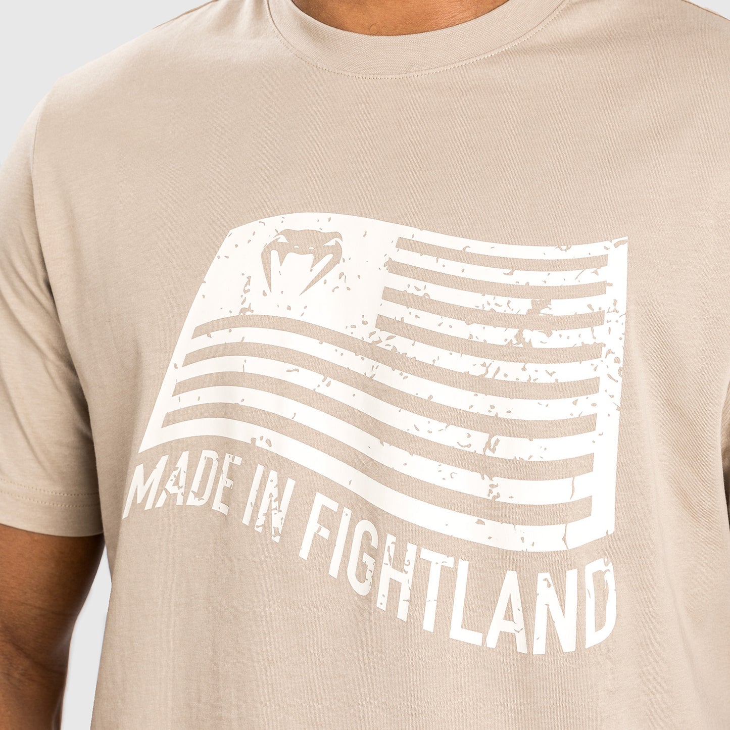 Venum Made in Fightland T-shirt - Zand