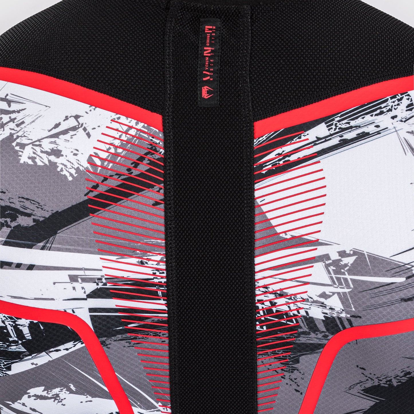 Venum Electron 3.0 Rashguard lange mouw - Grijs/Rood