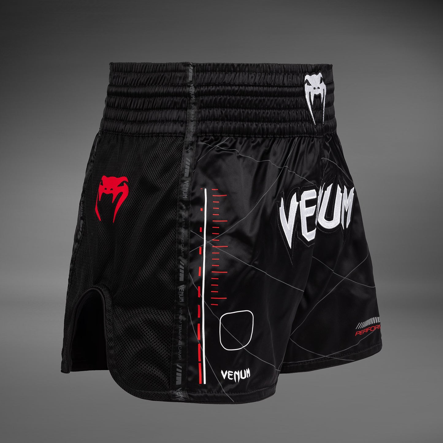 Venum Tactical XT Muay Thai broek - Zwart/Vuurrood