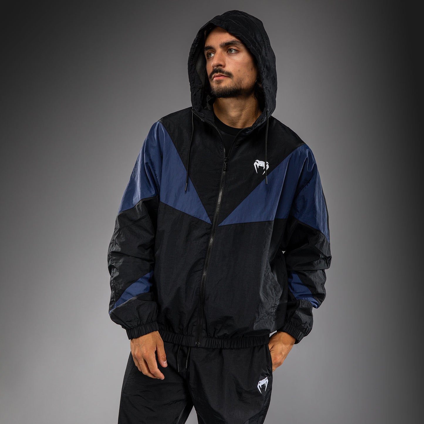 Venum Vectra Trainingsjack - Zwart/Blauw