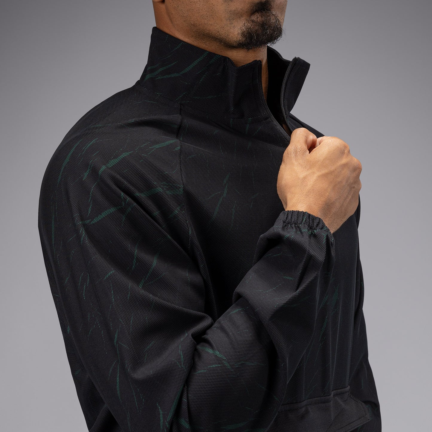 Venum Trooper Heren Trainingsjack - Zwart/Forest Green