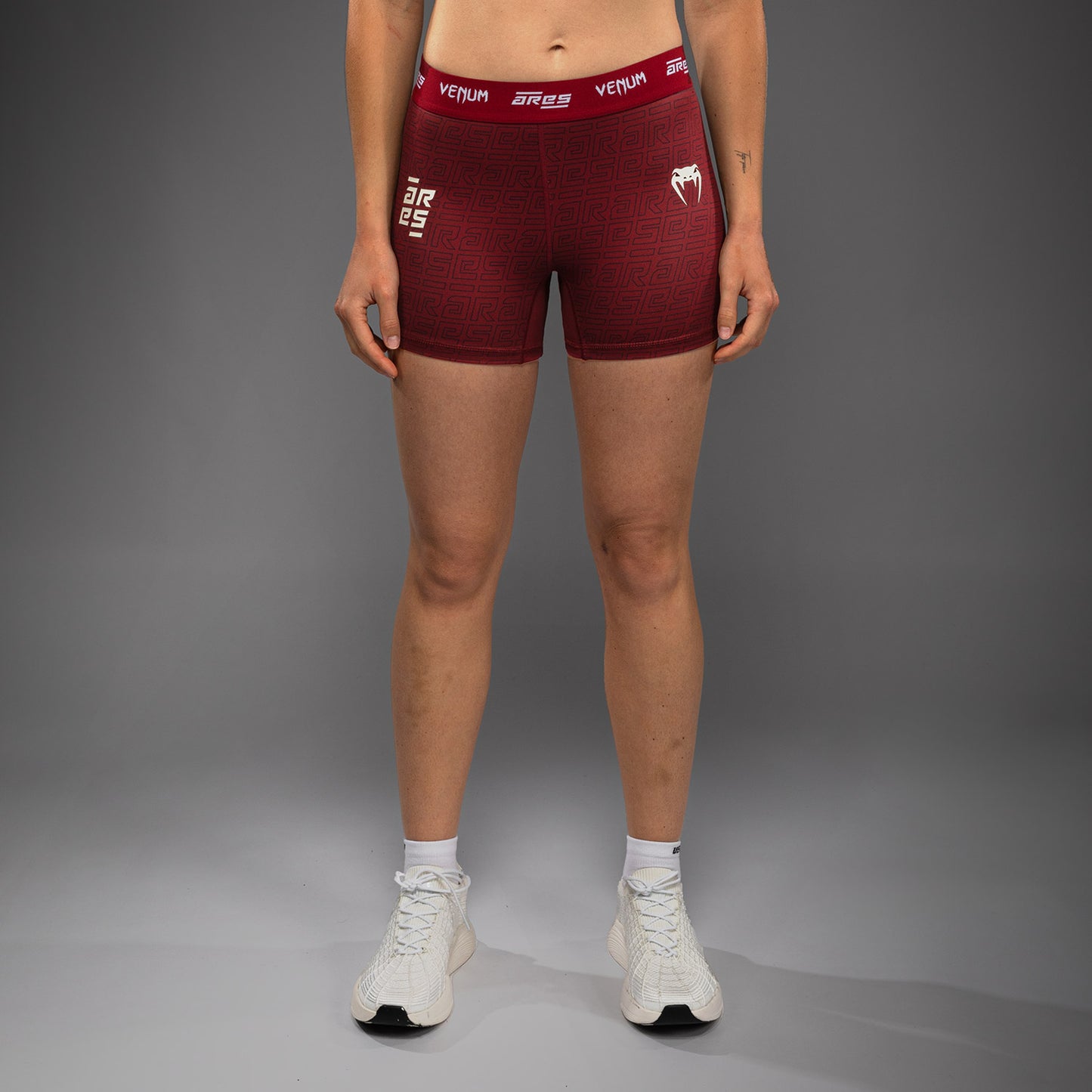 Venum x Ares Dames Vale Tudo Shorts - Bordeaux