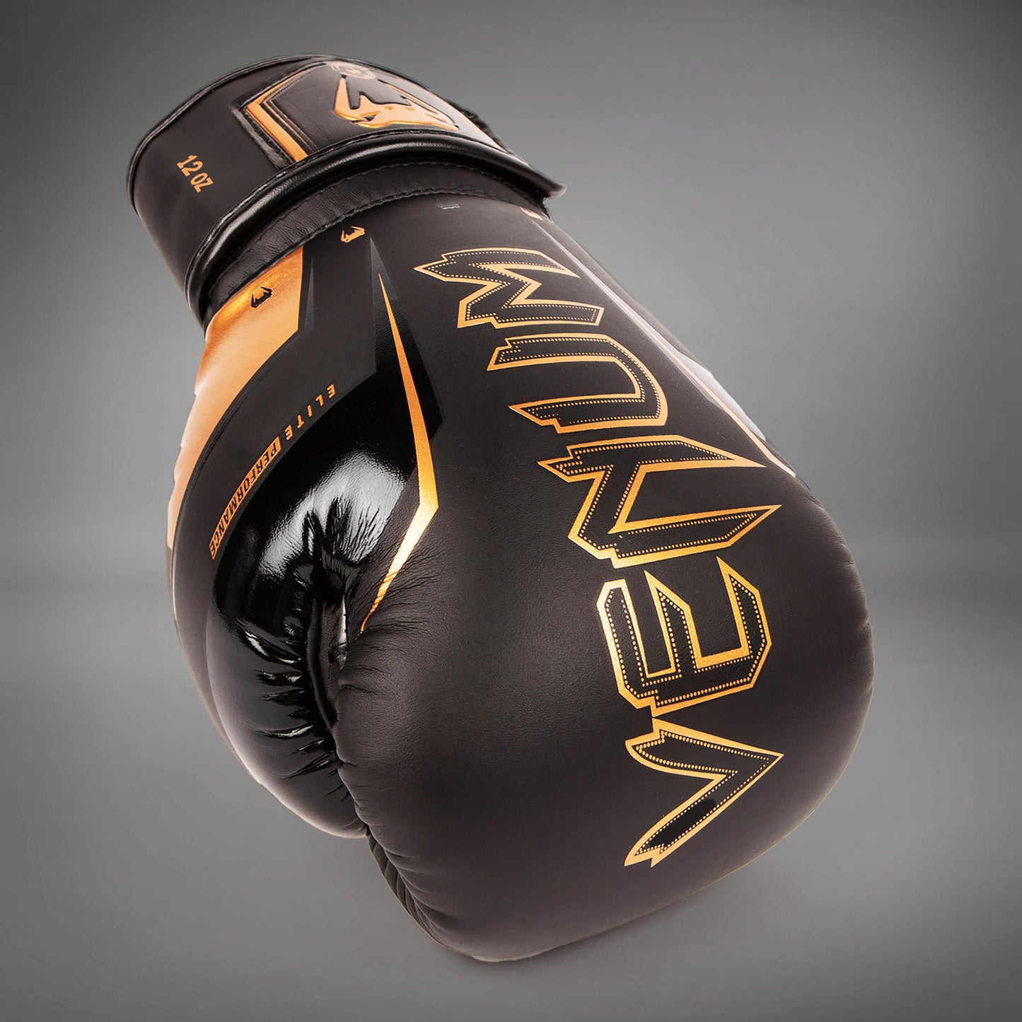 Venum Elite Evo bokshandschoenen - Zwart/Brons