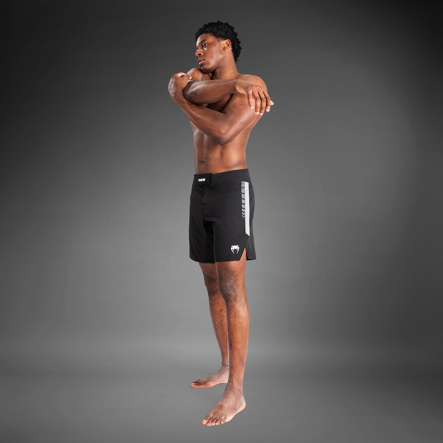 Venum Tempest Heren Vechtshorts - Zwart/Grijs