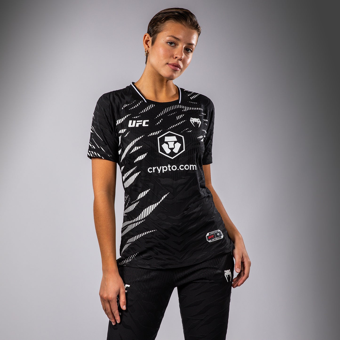 UFC Fusion by Venum Authentic Fight Night Exit T-shirt voor Dames - Zwart