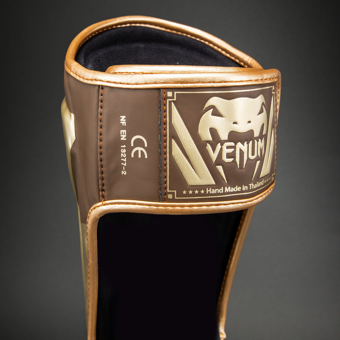 Venum Elite Scheenbeschermers - Donkerbruin