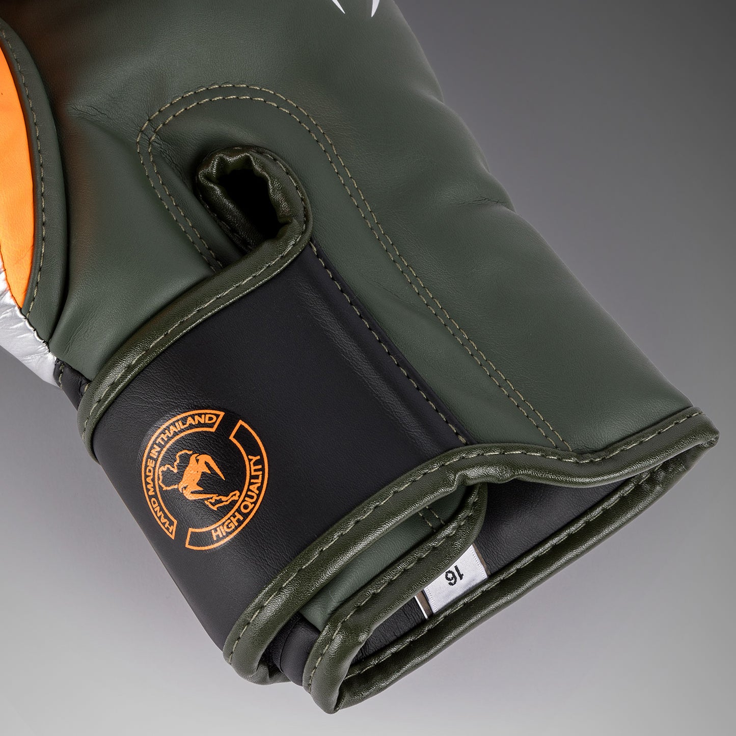Venum Elite Bokshandschoenen - Zwart/Zilver/Kaki