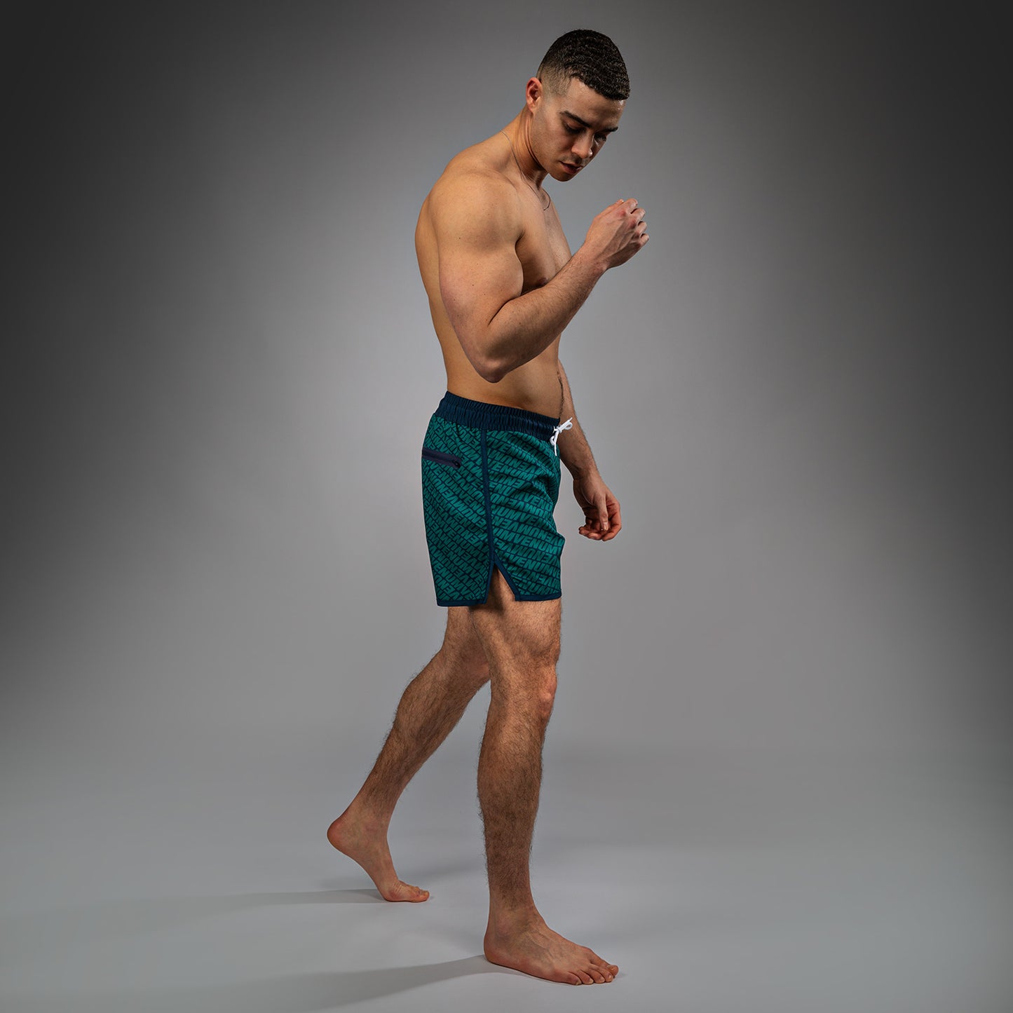 Venum Echo Board Shorts - Diep Oceaanblauw/Emerald Groen