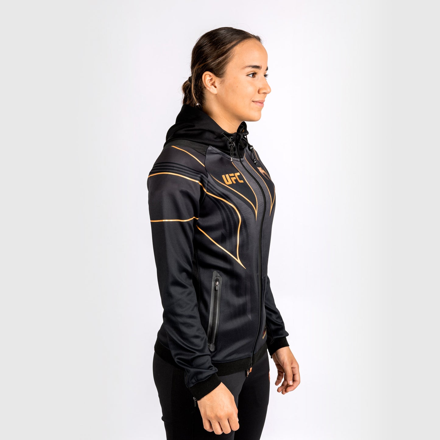 UFC Venum Gepersonaliseerde Authentic Fight Night 2.0 Vrouwen Walkout Hoodie - Champion