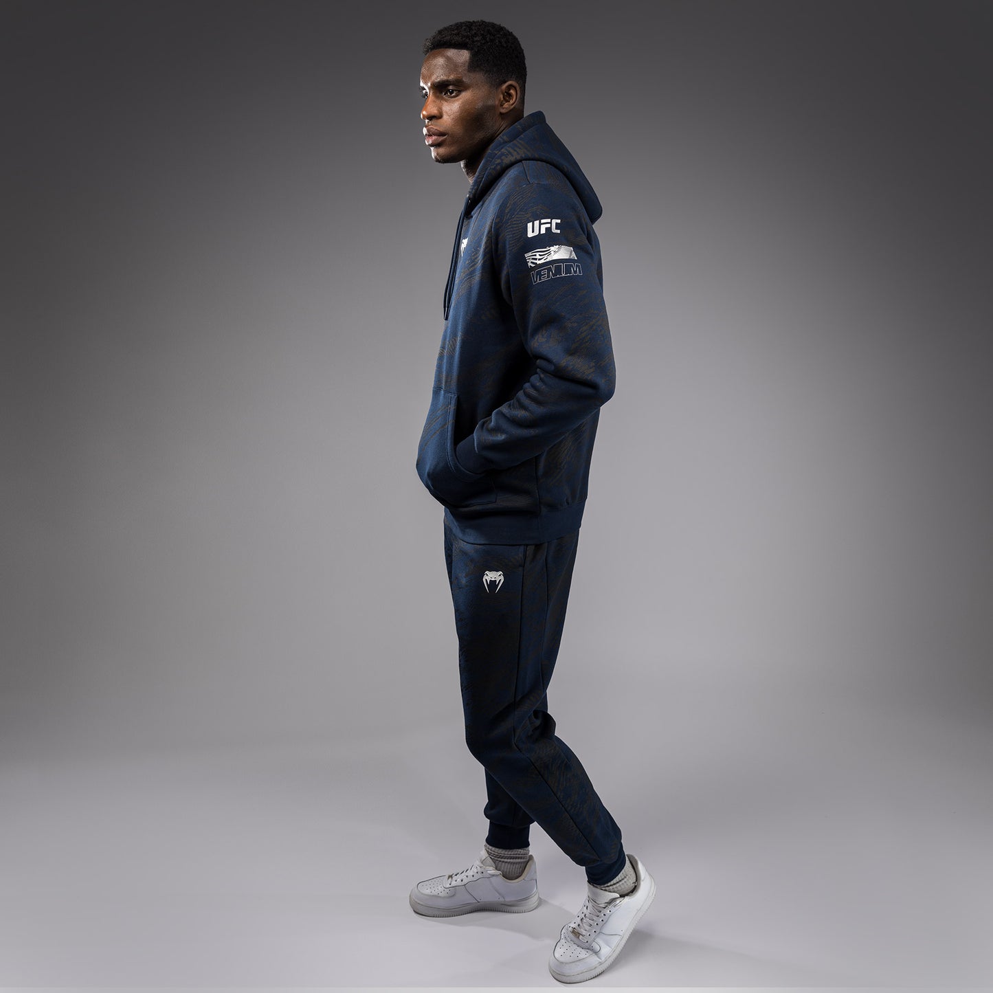 UFC Fusion by Venum Fight Week Hoodie voor Heren - Oceaanblauw