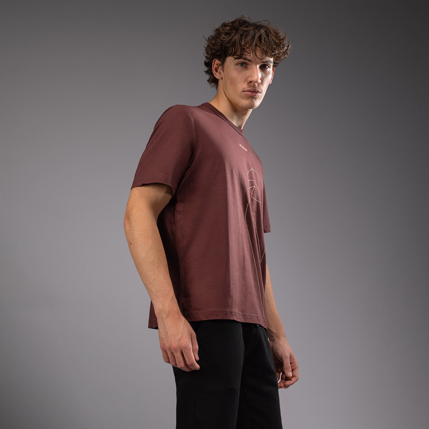 Venum Giant Connect T-Shirt - Chocolade Bruin