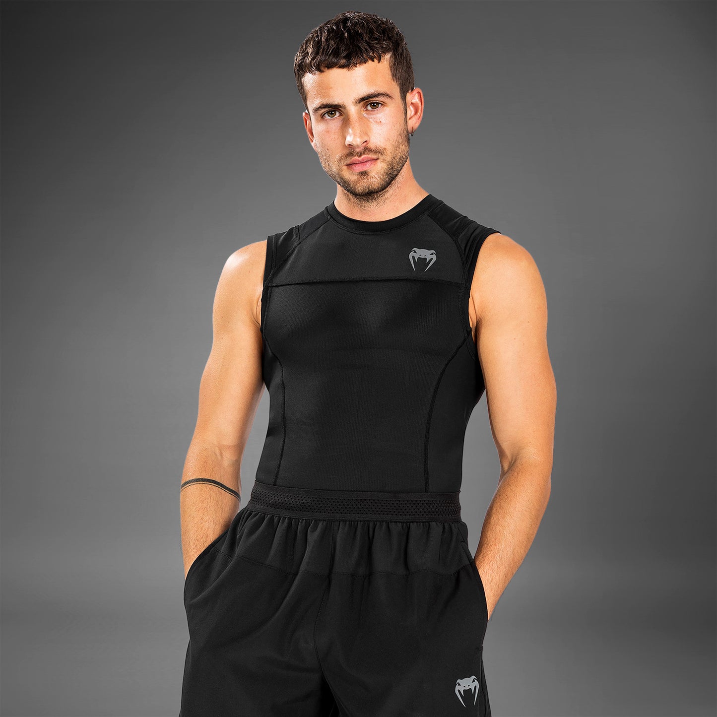 Venum G-Fit Air Rashguard Mouwloos - Zwart