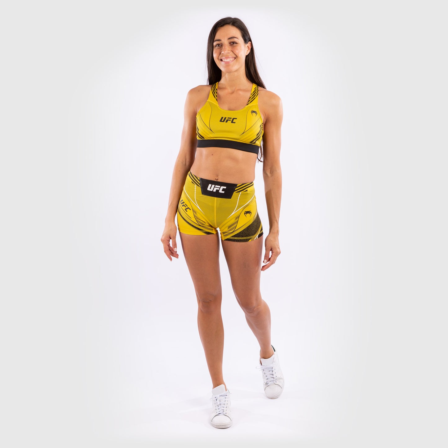 UFC Venum Authentic Fight Night Vale Tudo Damesshort - Short Fit - Geel