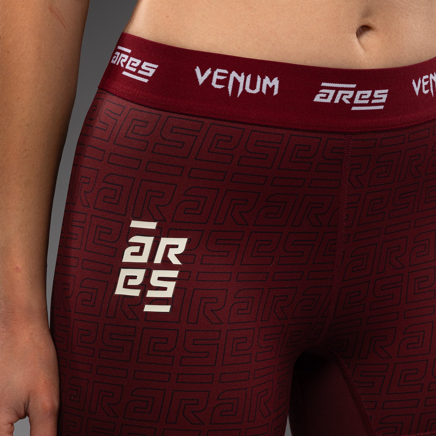 Venum x Ares Dames Vale Tudo Shorts - Bordeaux
