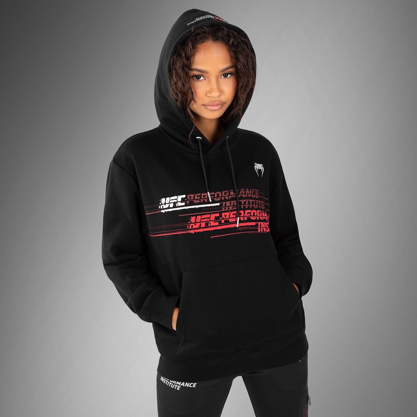 UFC Venum Performance Institute 2.0 Dames Hoodie - Zwart/Rood
