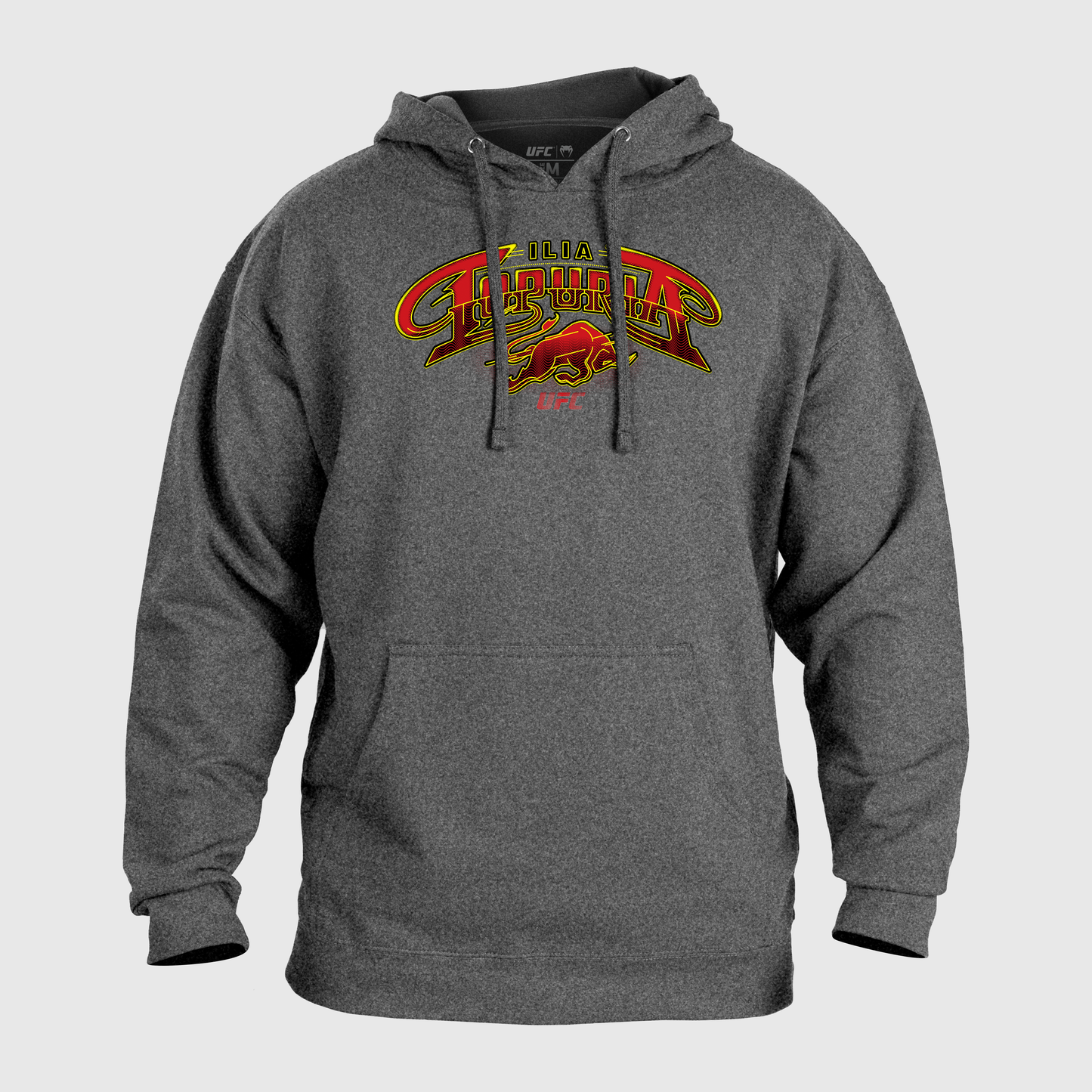 UFC Unrivaled by Venum Ilia Topuria Mannen Hoodie - Heather Grey