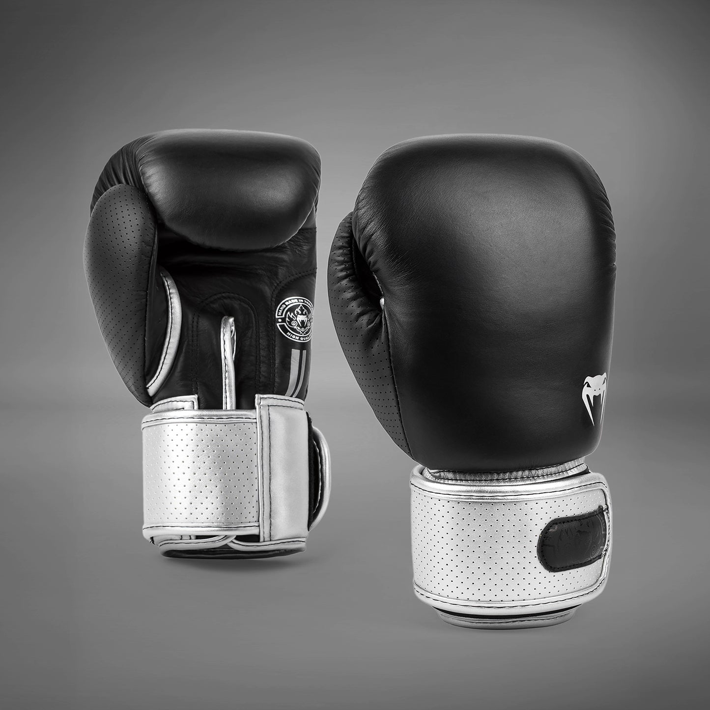 Venum Power 2.0 Bokshandschoenen - Zwart/Zilver
