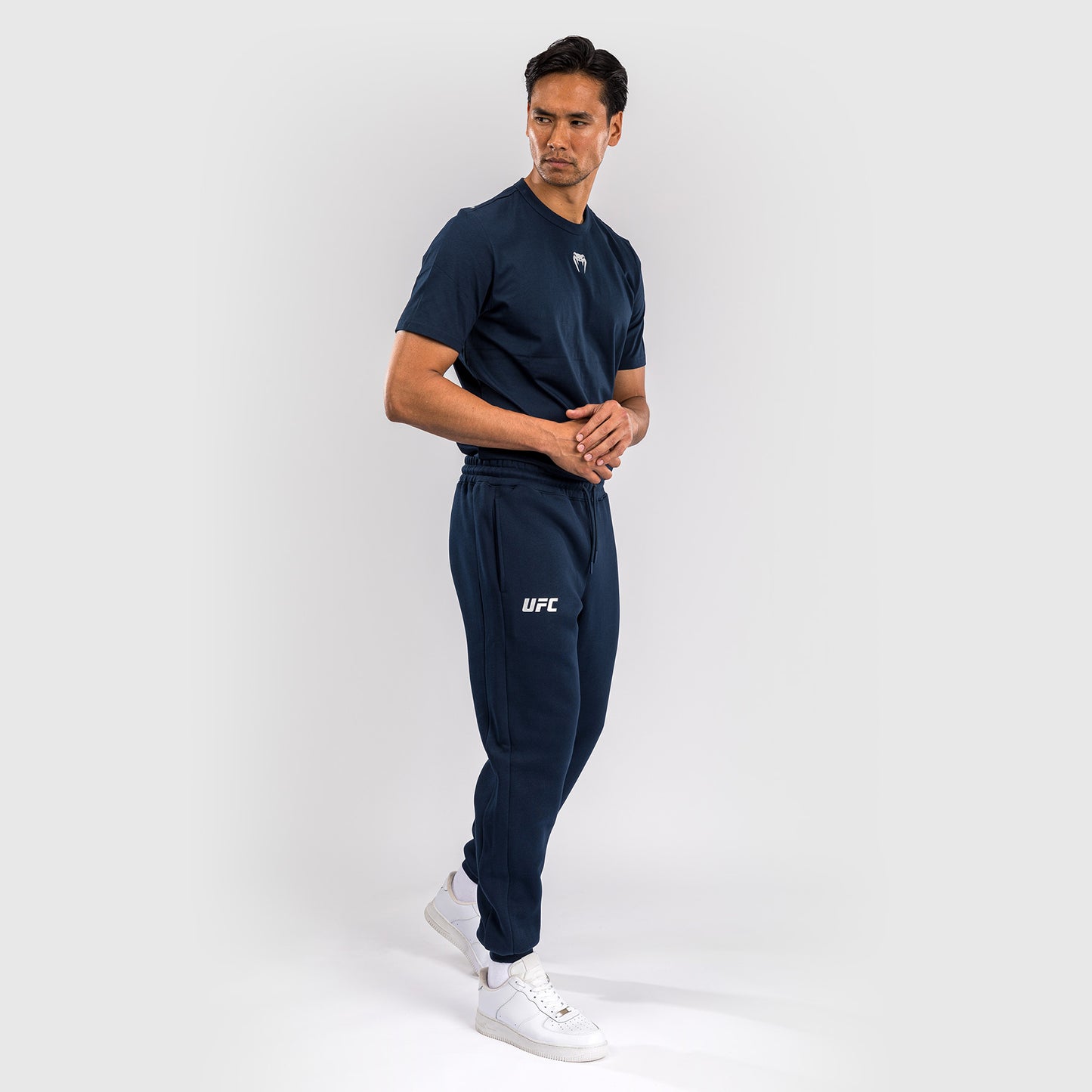 UFC Fusion by Venum Fight Week Katoenen Broek voor Heren - Solid Oceaanblauw