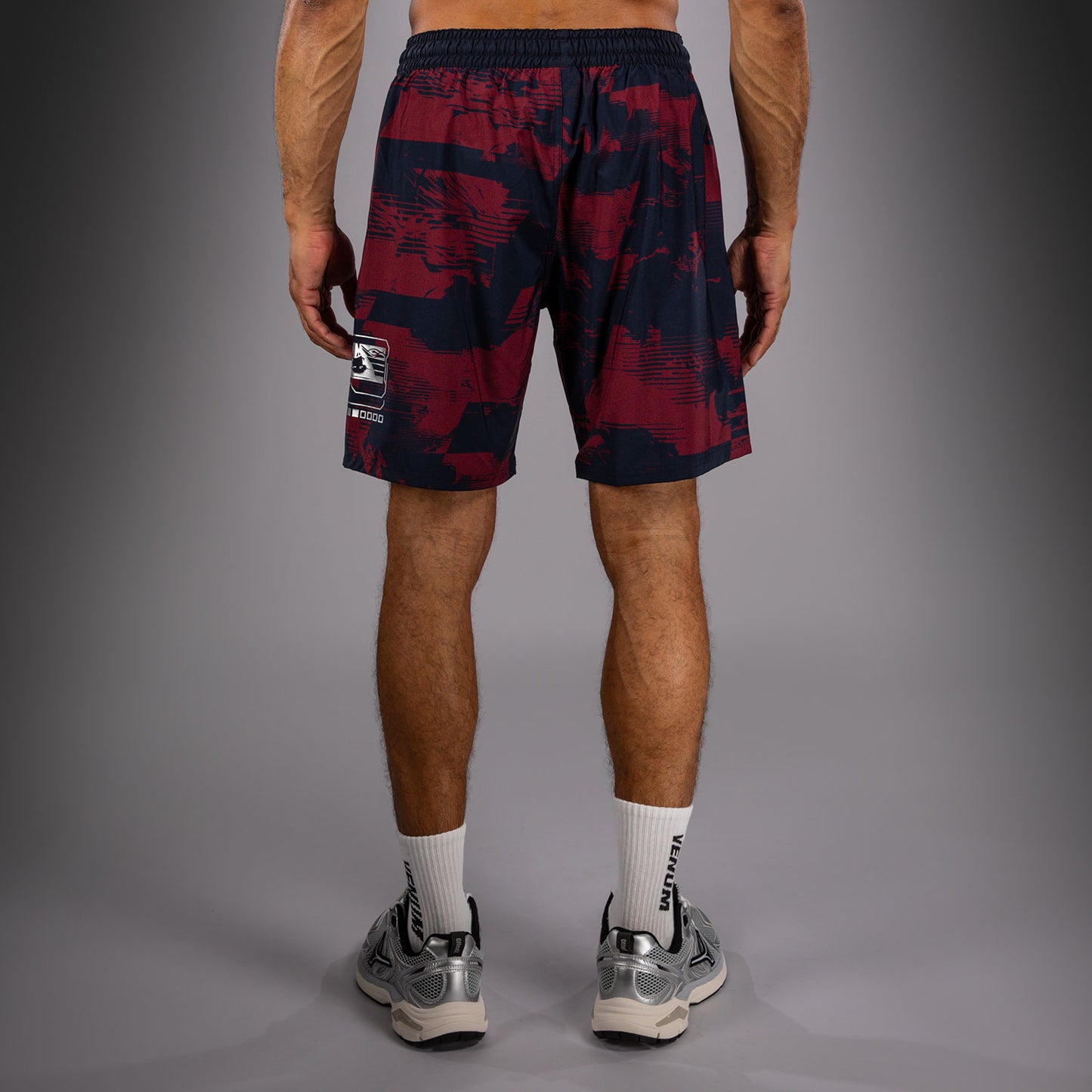 UFC Zenith by Venum Authentic Fight Week Performance Short Heren - Marineblauw/Bordeauxrood/Zilver