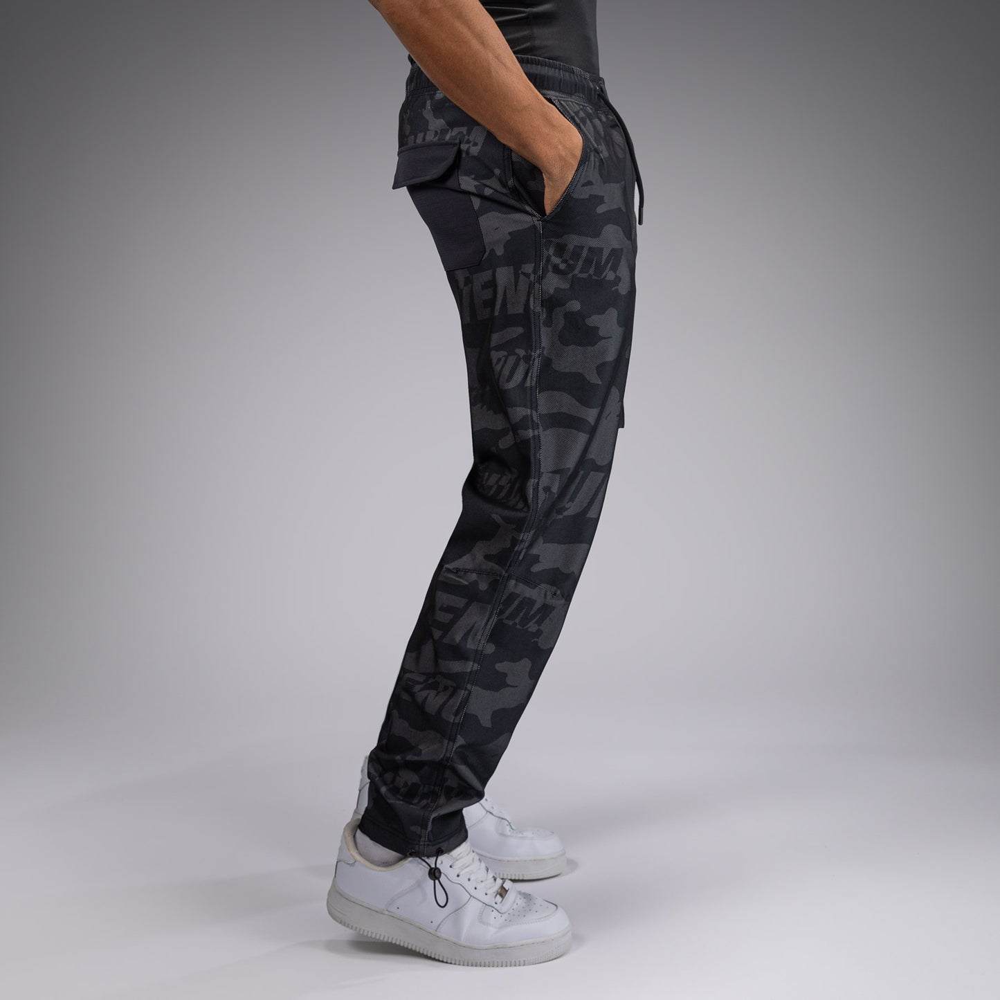 Venum Trooper Heren Joggingbroek - Zwart/Antraciet