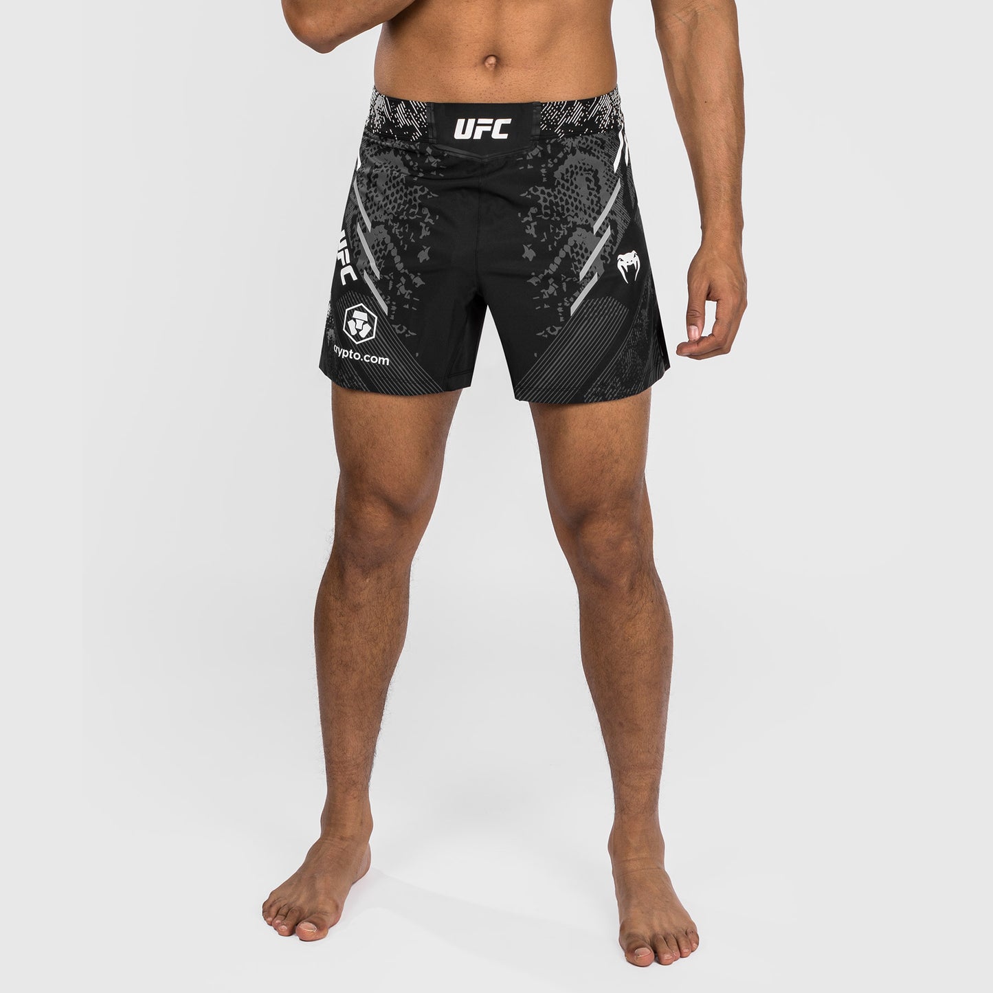 UFC Adrenaline by Venum Gepersonaliseerde Authentic Fight Night heren gevechtsshort - Korte pasvorm - Zwart