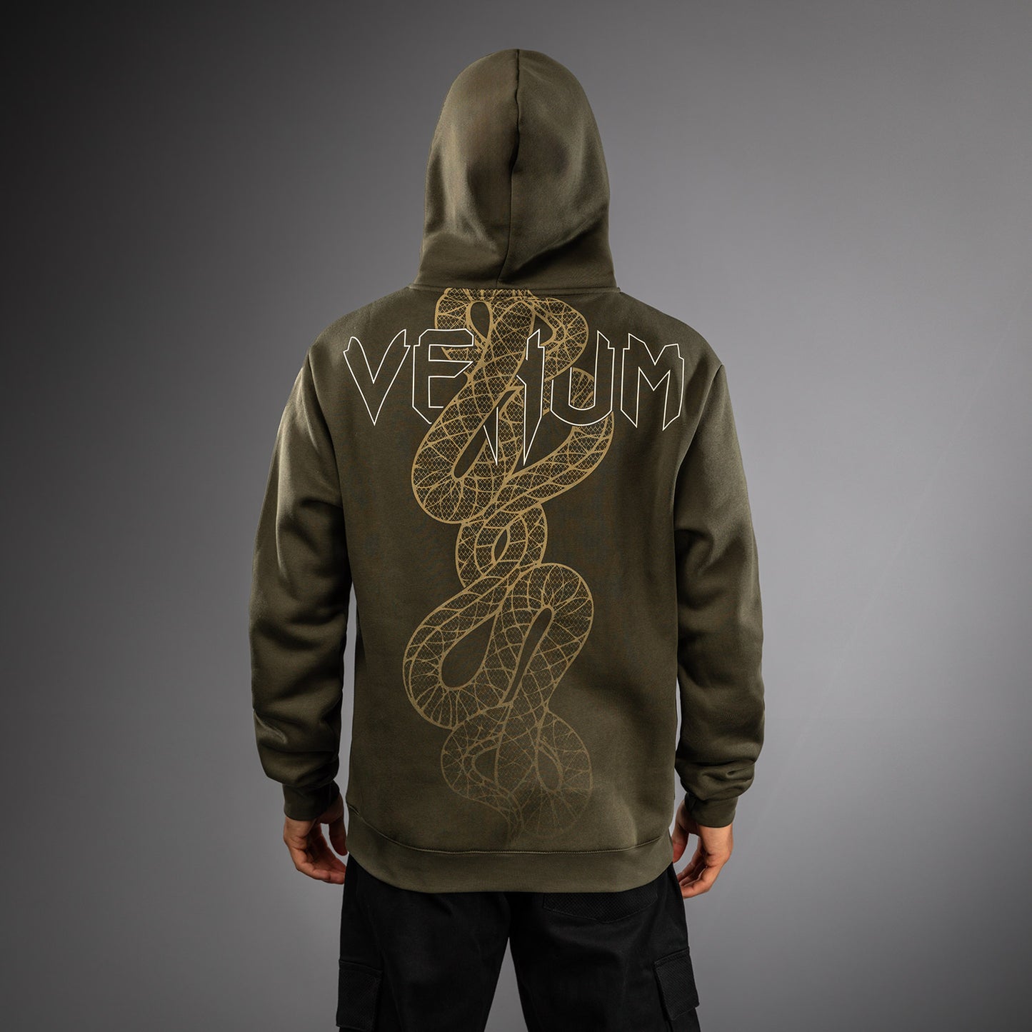 Venum Serpenti Hoodie – Khaki/Bronze/Ivoor