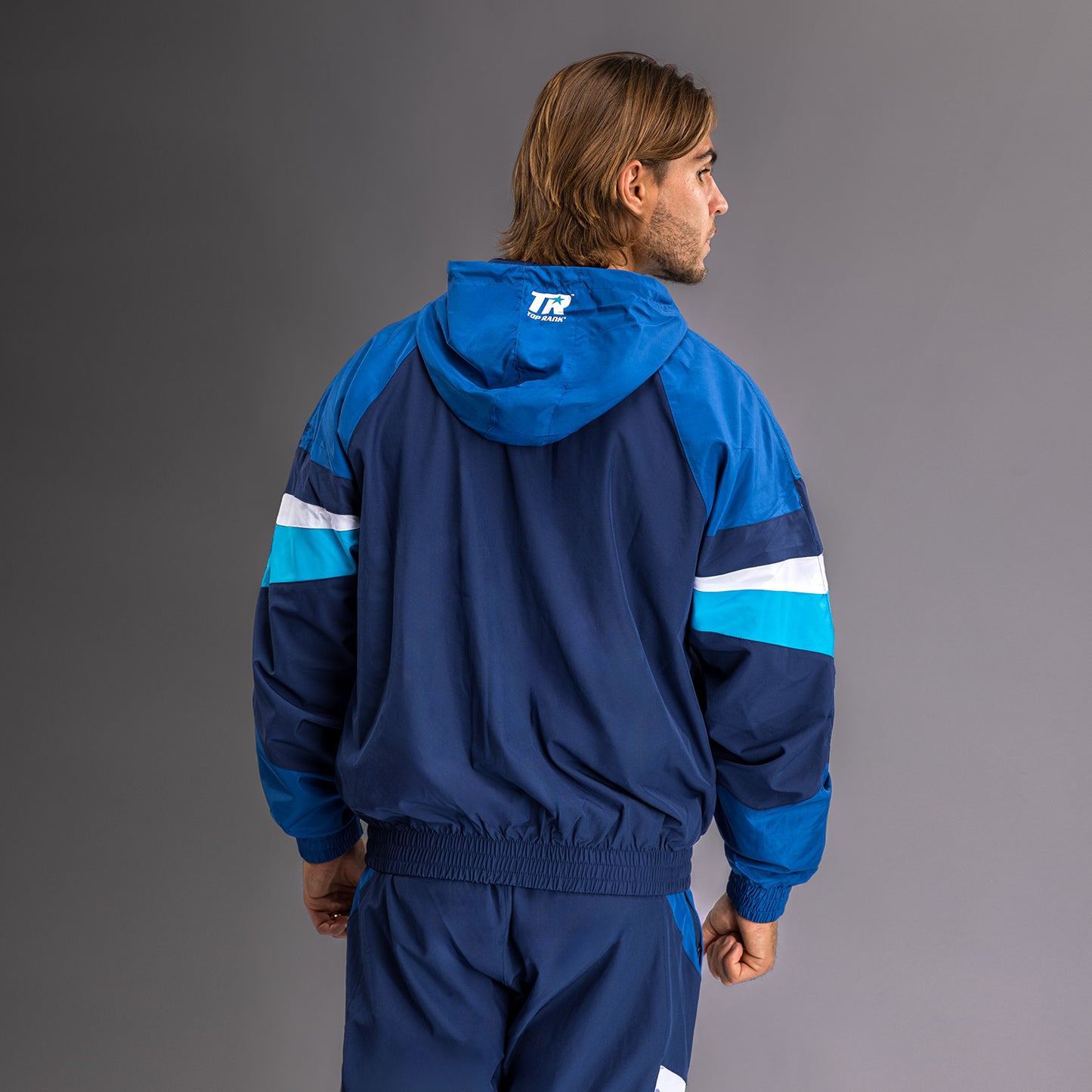 Venum x Top Rank Original Heren Fleece Jacket met Kap - Marineblauw