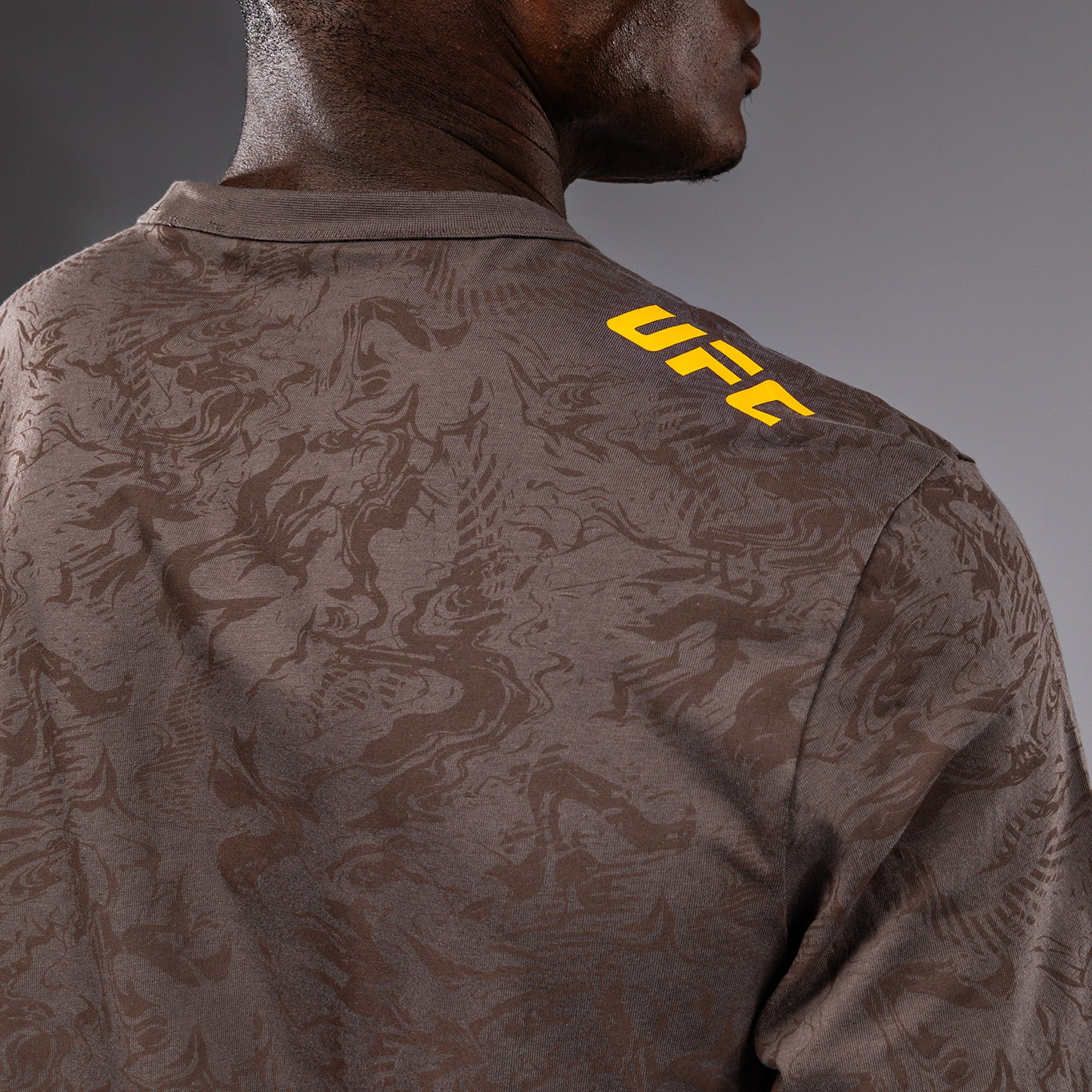 UFC Fusion by Venum Fight Week Korte Mouwen T-shirt voor Heren - Earthen Brown