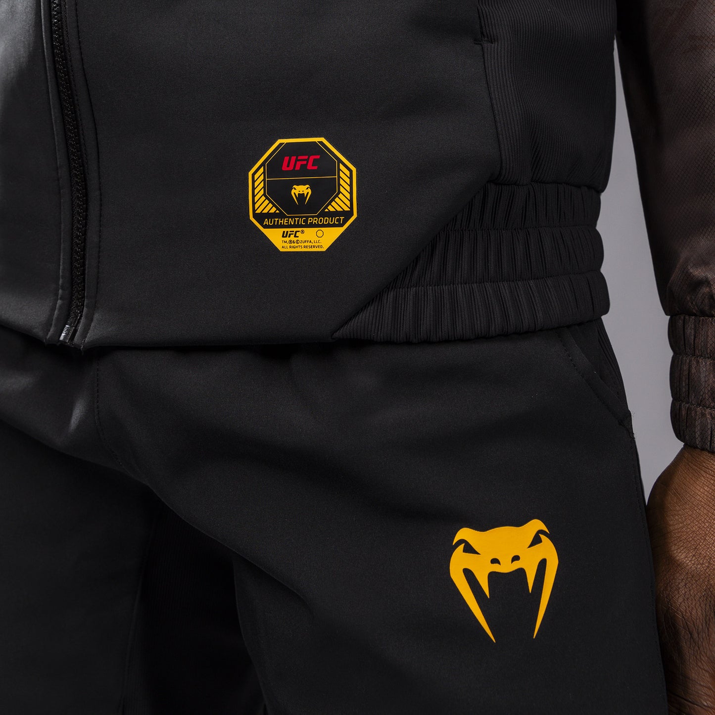 UFC Fusion by Venum Fight Week Zip-Hoodie voor Heren - Earthen Brown