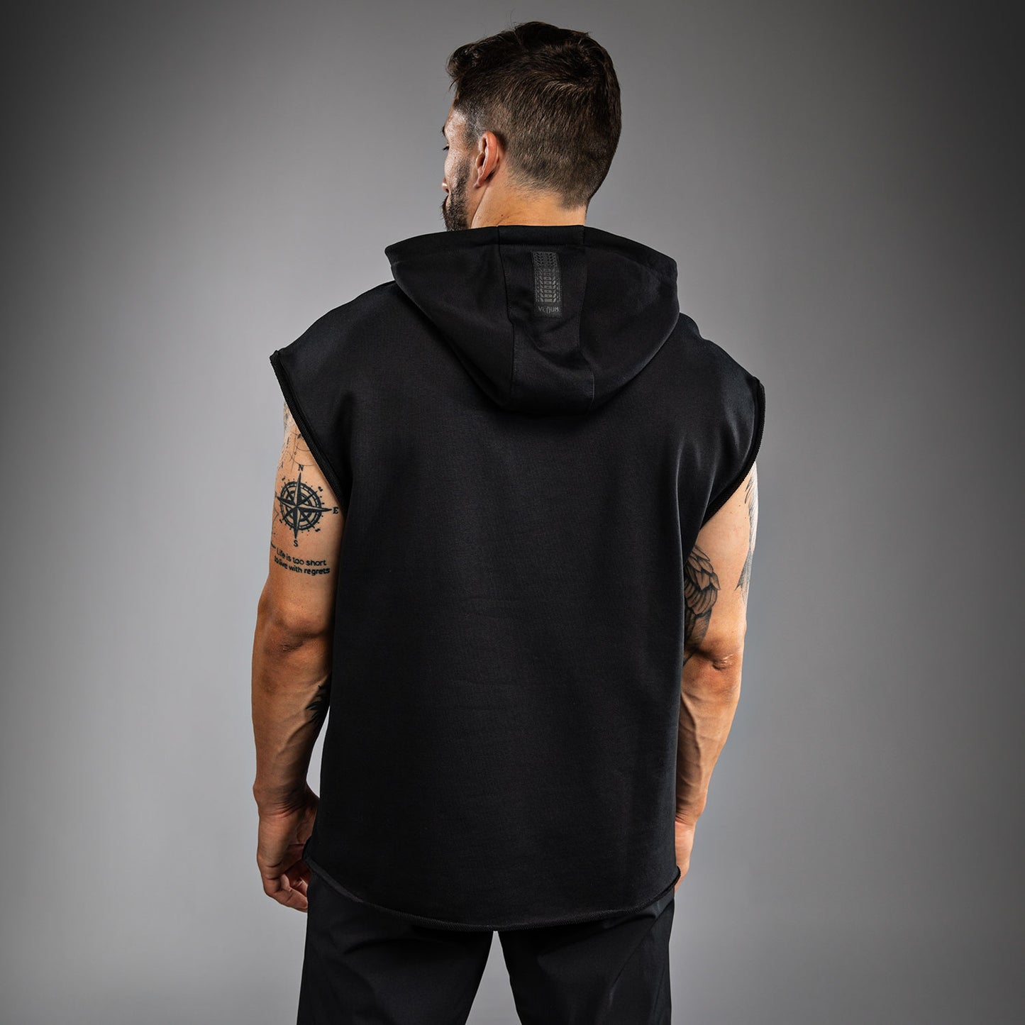 Venum Boxing VT Mouwloze Hoodie - Zwart/Wit